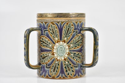 Lot 1 - FRANK BUTLER FOR DOULTON LAMBETH; a late 19th...