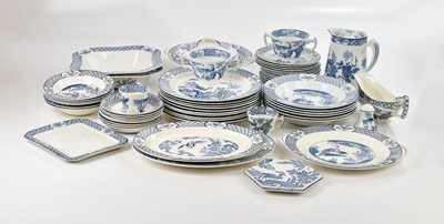 Lot 829 - WOOD & SONS; a 'Yuan' pattern dinner service...