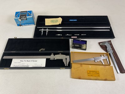 Lot 122 - RIEFlER AND VERNIER ENGINEERING; various tools...