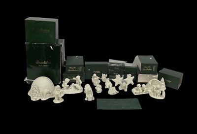 Lot 361 - SNOWBABIES; a collection of twelve boxed...