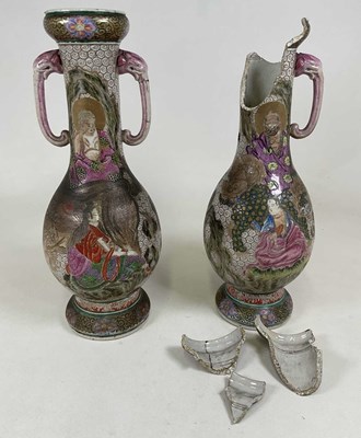 Lot 281 - A very large pair of 19th century Chinese twin...