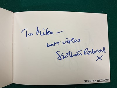 Lot 1567 - An autograph album containing signed pages for...