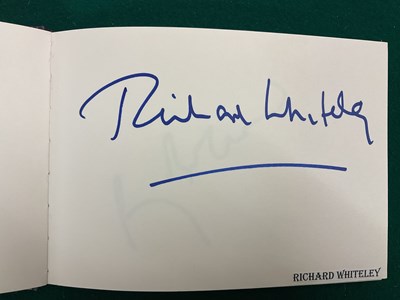 Lot 1567 - An autograph album containing signed pages for...