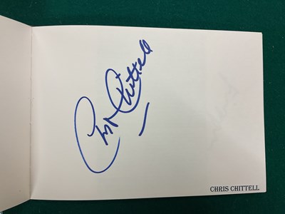 Lot 1567 - An autograph album containing signed pages for...