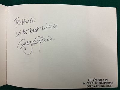 Lot 1567 - An autograph album containing signed pages for...