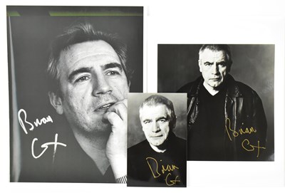 Lot 1655 - BRIAN COX (actor); three signed photographs,...