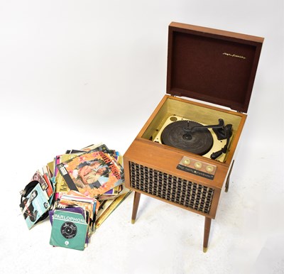 Lot 497 - A Hi Fidelity triple speaker record player, in...