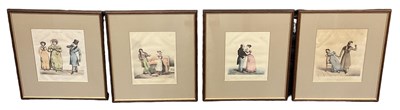 Lot 292 - A set of four early 19th century French...