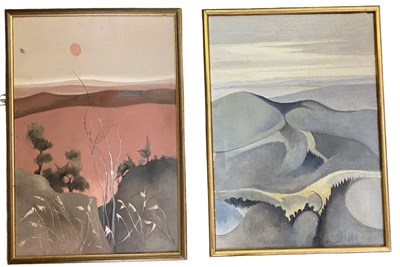 Lot 244 - MADELEINE ENRIGHT (1920-2013); two oils on...