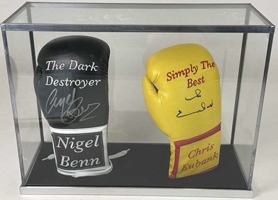 Lot 1965 - CHRIS EUBANK & NIGEL BENN; a pair of 'Simply...