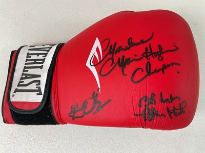 Lot 1967 - An Everlast multi-signed boxing glove...