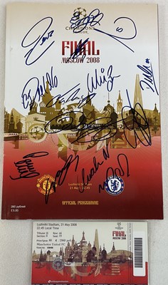 Lot 1936 - THE UEFA CHAMPIONS LEAGUE FINAL, MOSCOW 2008;...