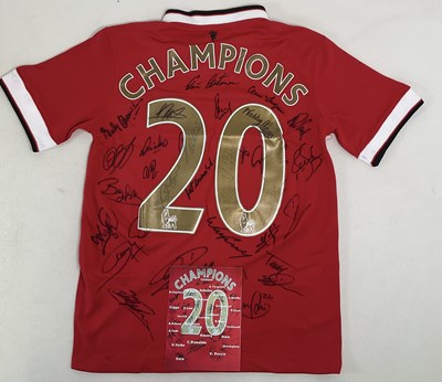 Lot 1943 - MANCHESTER UNITED; an incredible multi-signed...
