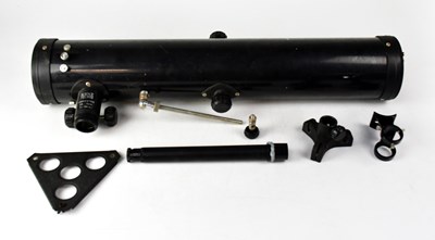 Lot 136 - A cased reflector telescope, 262 power by...