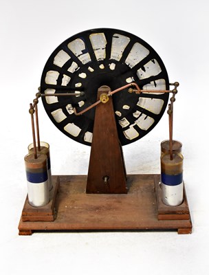 Lot 160 - A Wimshurst machine or electrostatic generator...