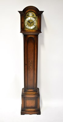 Lot 166 - An early 20th century oak cased Westminster...