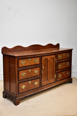 Lot 92 - An 18th century and later crossbanded oak...