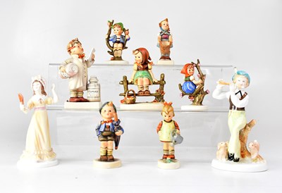 Lot 220 - HUMMEL; seven figures of children, together...