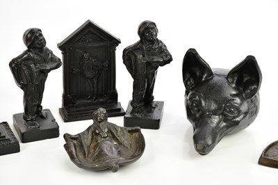 Lot 529 - A collection of Victorian and later cast iron,...