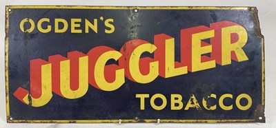 Lot 75 - An enamelled advertising sign for Ogden's...