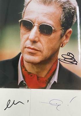 Lot 1625 - AL PACINO; a colour promotional image...