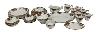 Lot 643 - ROYAL ALBERT; a small quantity of tea and...