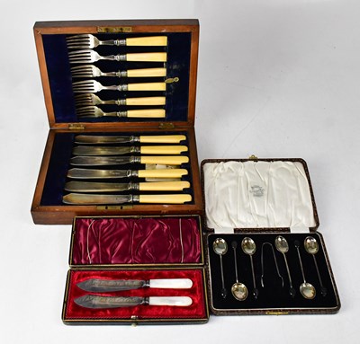 Lot 565 - WILLIAM SUCKLING LTD; a cased set of George V...