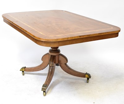 Lot 63 - A 19th century mahogany rectangular tilt-top...