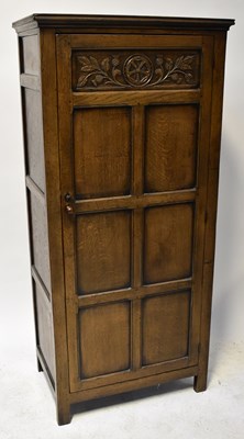 Lot 64 - A late 19th/early 20th century oak hall...