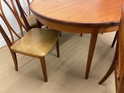 Lot 773 - G PLAN; a Fresco extending teak dining table...