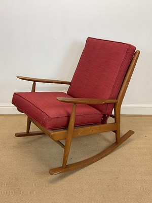 Lot 783 - SCANDART; a mid 20th century teak framed...