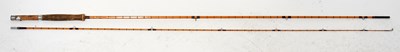 Lot 485 - A Hardy split cane fishing rod, marked 'The...