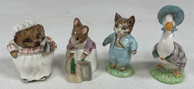 Lot 248 - BEATRIX POTTER; four Beswick/Royal Albert...