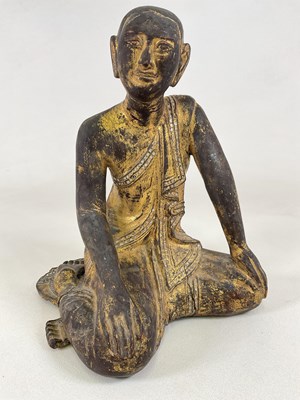 Lot 292 - An 18th century Burmese carved wooden gilt...