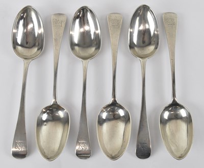 Lot 1141 - CHAWNER & CO; a set of six Victorian...