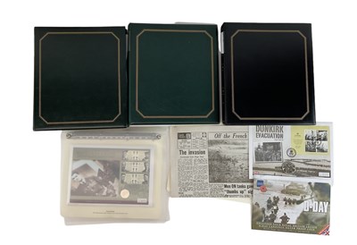 Lot 1388 - Four albums of coin covers and commemorative...