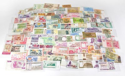 Lot 603 - A collection of World banknotes to include...