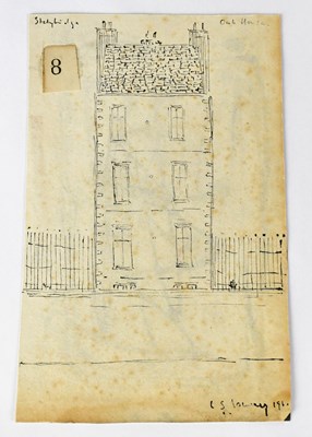 Lot 443 - LAURENCE STEPHEN LOWRY RBA RA (1887-1976); pen...