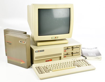 Lot 353 - VICTOR; a VPC-II 1986 computer, monitor and...