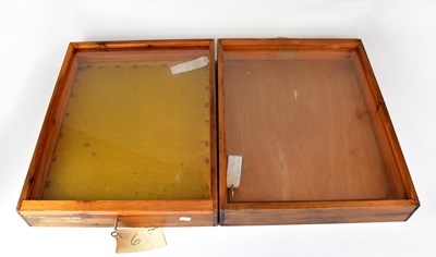 Lot 361 - A set of four tabletop display cases, each...