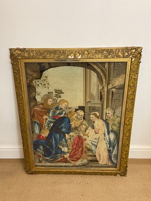 Lot 146 - A tapestry depicting the Adoration of the Magi,...