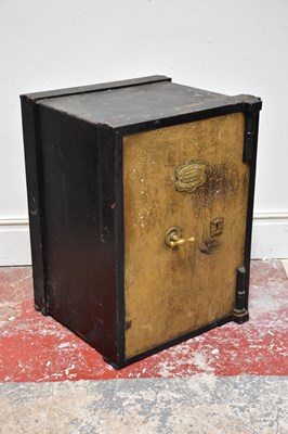 Lot 249 - A late 19th/early 20th century cast iron safe...