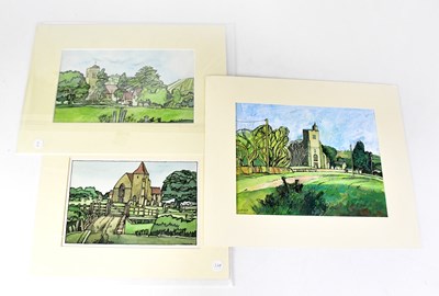 Lot 468 - COLIN FIFIELD (1940-2022); two watercolours...