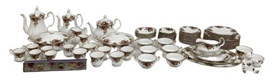 Lot 594 - ROYAL ALBERT; a quantity of tea and dinnerware...