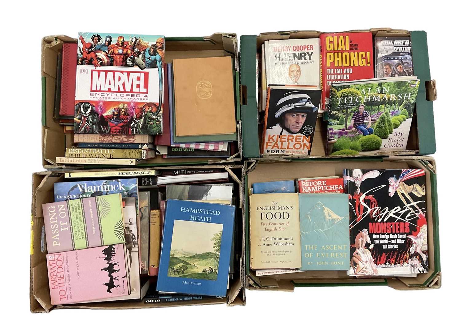 First Edition Container Lot 445 - Four boxes of mainly first edition and