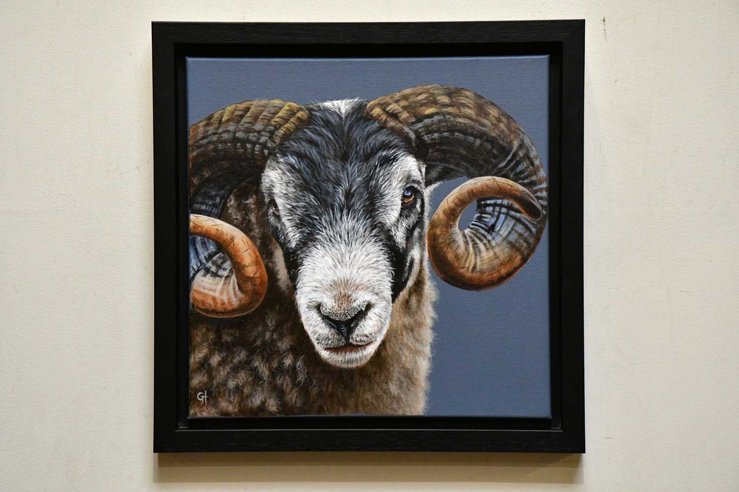 Lot 1835 - GINA HAWKSHAW; oil on canvas, 'A Ram's...