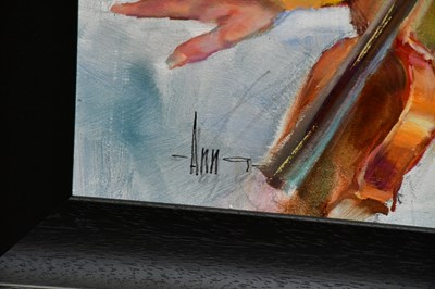 Lot 1803 - ANNA RAZUMOVSKAYA; oil on canvas, 'Overture I',...