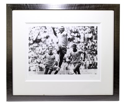 Lot 287 - PELE; a pencil signed limited edition black...