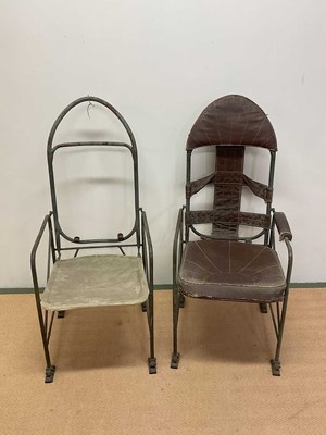 Lot 103 - Two pre-war 1930s aircraft seats, believed to...