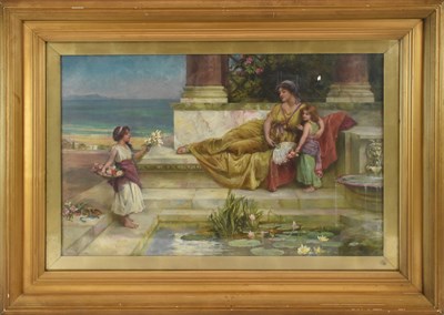 Lot 178 - FRANCIS SYDNEY MUSCHAMP (1851-1929); oil on...